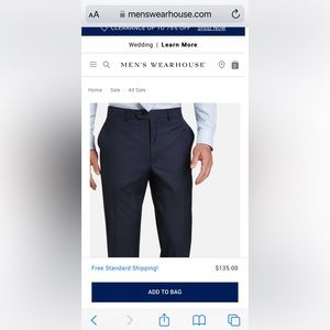 Lauren By Ralph Lauren
Classic Fit Suit Separates Pants